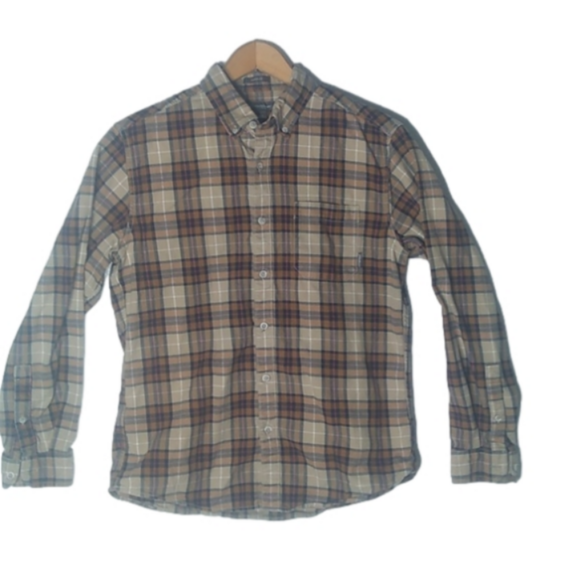 Medium Eddie Bauer flannel shirt 100% cotton. Like new. Comfy and warm. - Picture 1 of 7